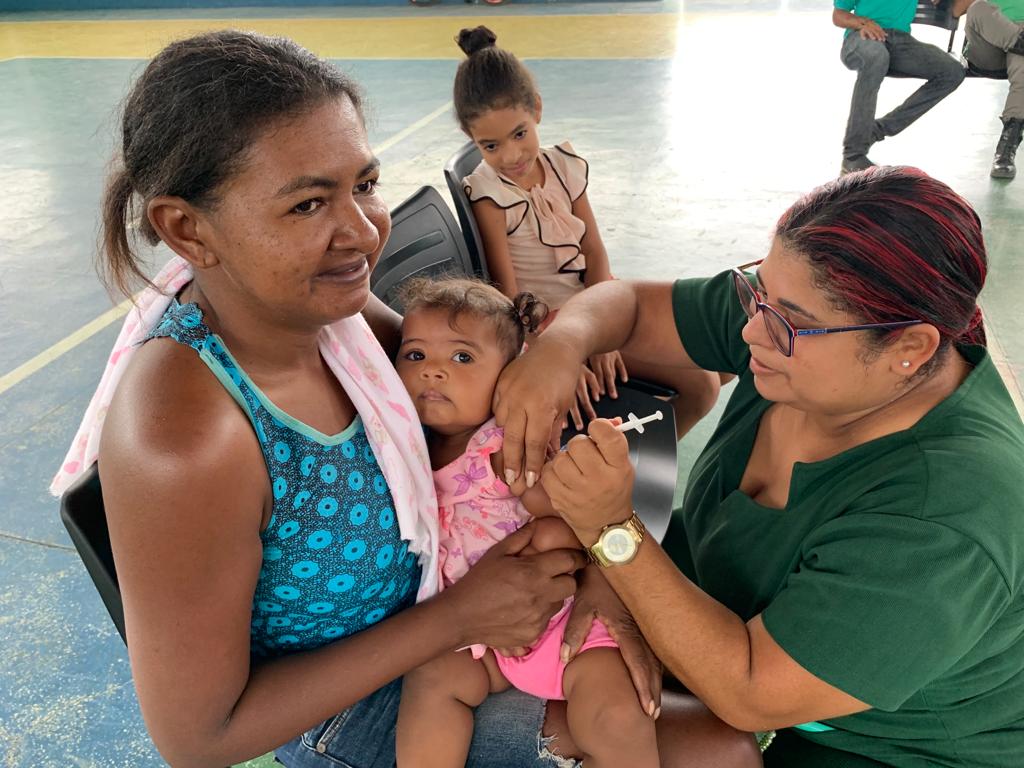 Secretaria de Saúde imuniza 187 pessoas no Dia "D" de multivacinação